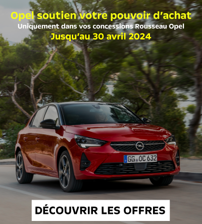Opel soutien votre pouvoir d'achat